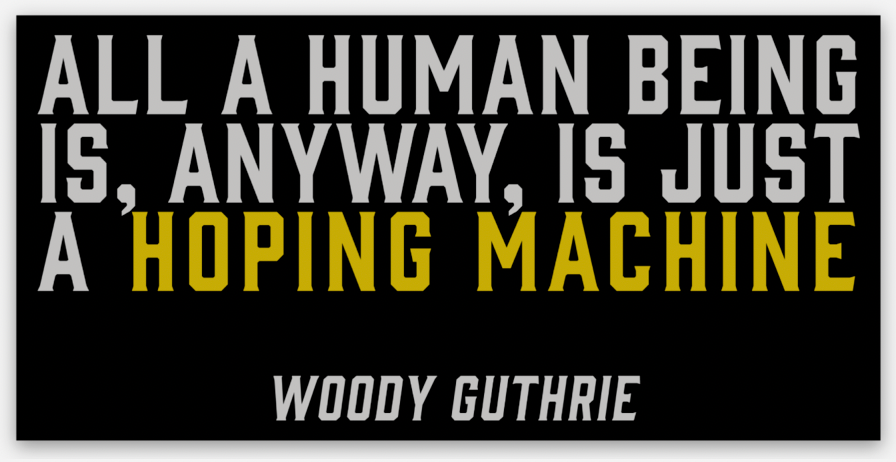 Hoping Machine Sticker