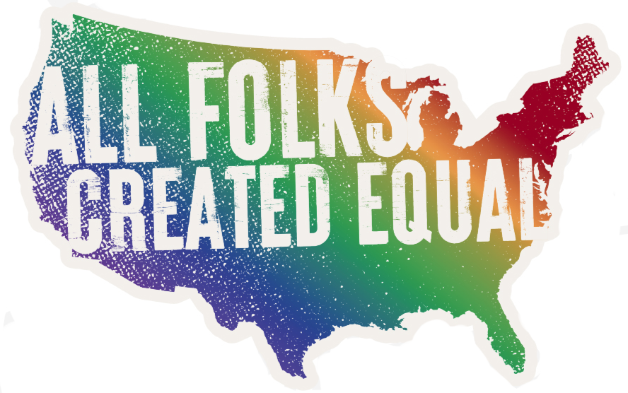 All Folks Rainbow Magnet