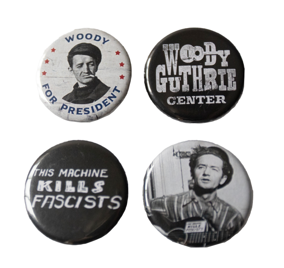 Woody Guthrie Button Bundle
