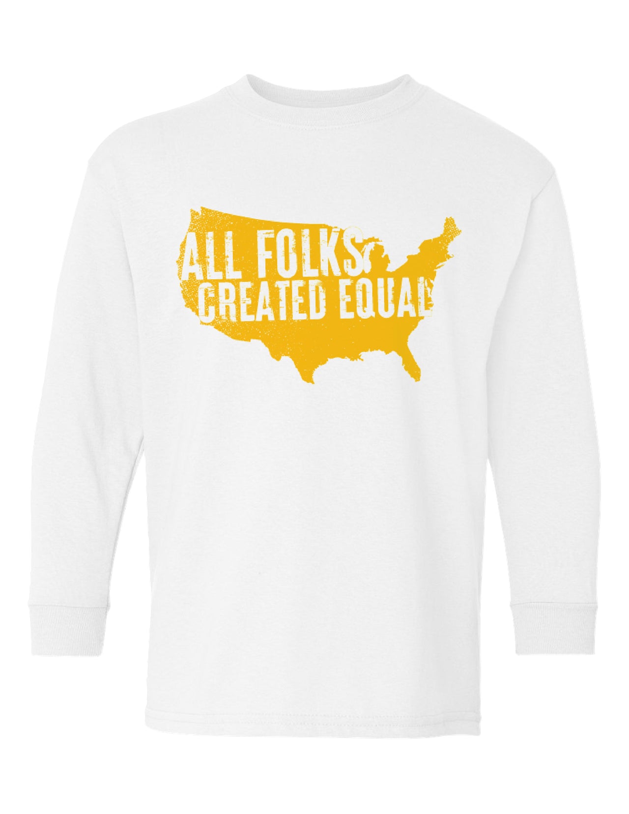 All Folks Created Equal Youth Long Sleeve