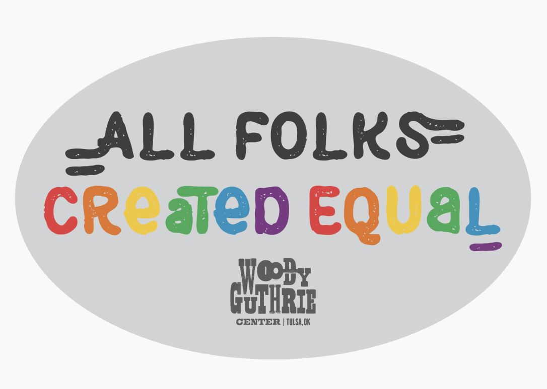 All Folks Created Equal Sticker