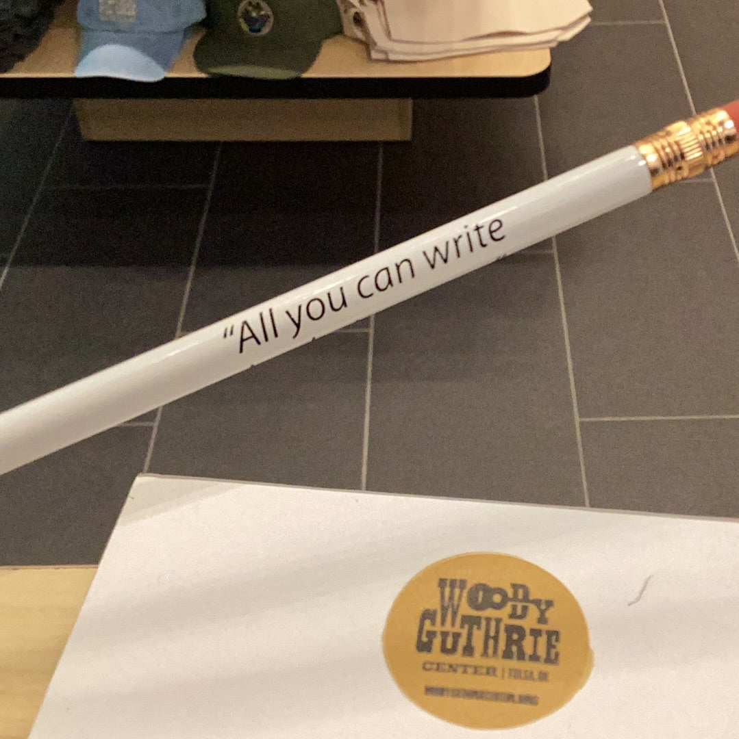 All You Can Write - White Pencil